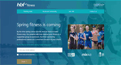 Desktop Screenshot of hbffitness.com.au